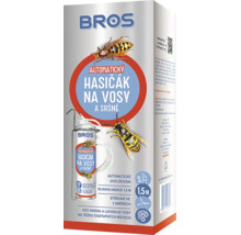 Bros automatický hasičák na vosy a sršně s 1,5 metru dlouhou hadicí, stříkání ve třech směrech, určený k likvidaci hnízd.