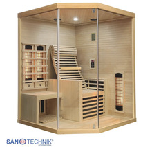 Infrasauna HomeLuxe KARBON 3 150 x 150 x 195 cm