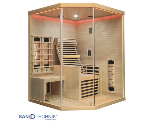 Infrasauna HomeLuxe KARBON 3 150 x 150 x 195 cm