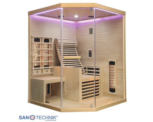 Infrasauna HomeLuxe KARBON 3 150 x 150 x 195 cm