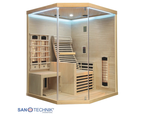 Infrasauna HomeLuxe KARBON 3 150 x 150 x 195 cm