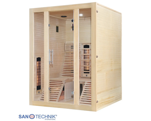 Infrasauna Oslo 150x150x200 cm 2625 W pro 2 osoby J40150