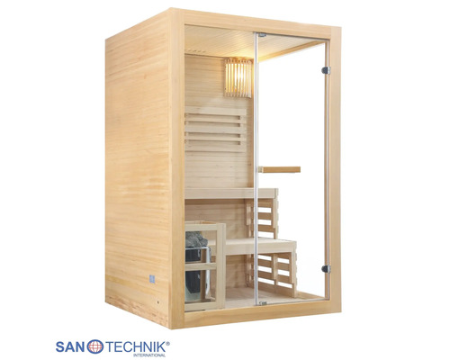 Finská sauna HomeLuxe PANORAMA 200 x 130 x 120 cm 3,6 kW