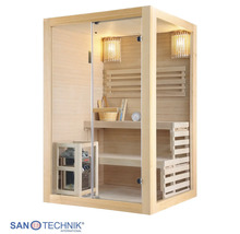 Finská sauna HomeLuxe PANORAMA 200 x 130 x 120 cm 3,6 kW
