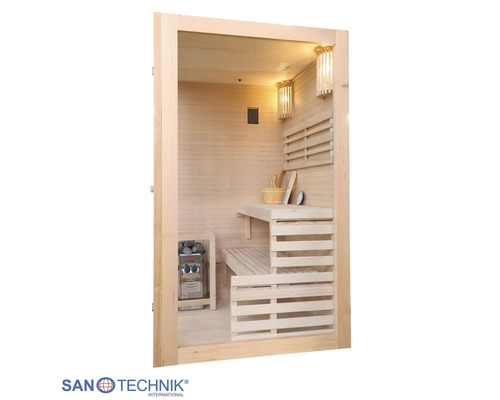 Finská sauna HomeLuxe PANORAMA 200 x 130 x 120 cm 3,6 kW