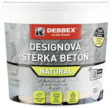 Designová stěrka DEBBEX s efektem betonu v odstínu Natural v kbelíku