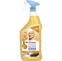Kuchyňský čistič ve spreji Mr. Proper Spray Wipe Done Mandarinka