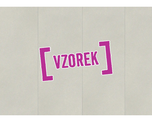 Vzorek světlé podlahové krytiny ve vzhledu lamel.