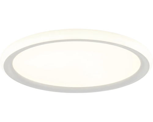 Kulaté, ploché LED stropní svítidlo pro rovnoměrné osvětlení.