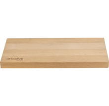 Obdélníkové dřevěné prkénko s logem Urbalive by Plastia.