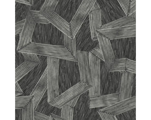 Tapeta s abstraktním geometrickým vzorem překrývajících se obdélníkových rámů s texturovaným liniovým designem.