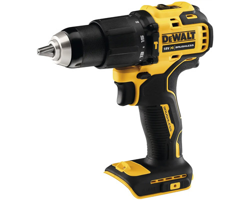 Akumulátorový příklepový vrtací šroubovák DeWalt 18 Volt s bezuhlíkovým motorem.