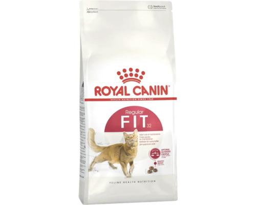 Granule Royal Canin Fit 32 pro dospělé kočky pro udržení optimální váhy se zipovým uzávěrem.