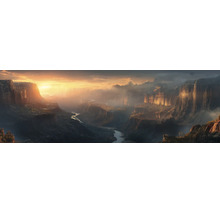 Obraz na plátně Výhled do údolí 50x150cm