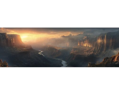 Obraz na plátně Výhled do údolí 50x150cm