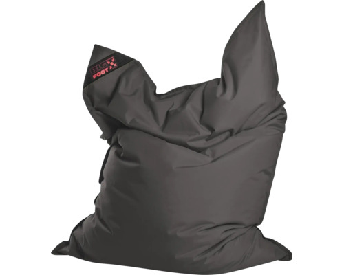 Sedací vak s BIG FOOT Logo z robustního materiálu pro vnitřní i venkovní použití.