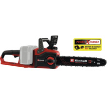 Aku řetězová pila Einhell Professional, délka lišty 35 cm, řetěz a lišta Oregon, bez akumulátoru a nabíječky.