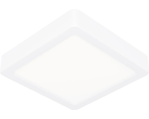 Čtvercové stropní LED svítidlo s bílým krytem a matným difuzorem.
