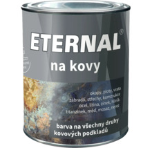 Barva na kovy Eternal pro kovové podklady jako ocel, zinek a hliník, vhodná pro ploty, vrata a střechy.