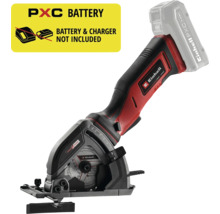 Einhell aku mini ruční kotoučová pila Power X-Change, kompaktní přístroj s ergonomickou rukojetí, bez akumulátoru a nabíječky.