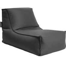 Moderní sedací vak ve tvaru L z odolné tkaniny s Sitting Point Logo.