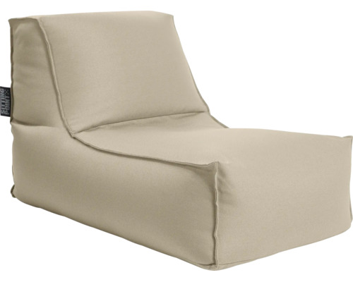 Béžový ergonomický sedací vak Sitting Point z odolné textilie.