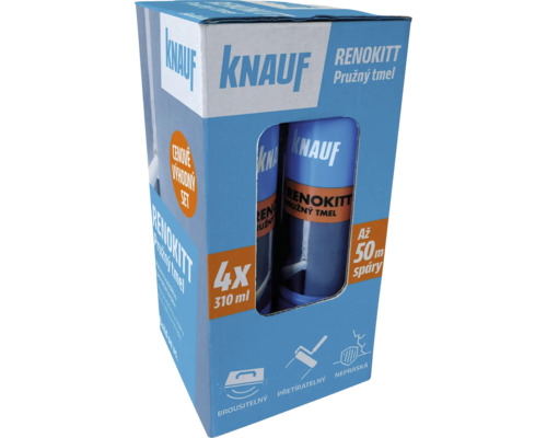 Tmel Knauf Renokitt bílý 310 ml, balení 4 ks