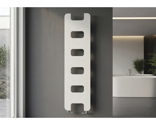 Designové topné těleso Rotheigner 1590 x 450 x 62-90 mm připojení 1/2" dole oboustranně