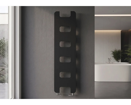 Designové topné těleso Rotheigner 1590 x 450 x 62-90 mm připojení 1/2" dole oboustranně