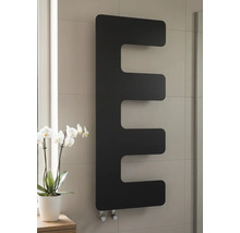 Designové topné těleso Rotheigner 870 x 360 x 62-90 mm připojení 1/2" dole na jedné straně