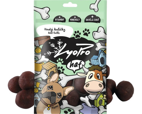 Sušené pamlsky Hovězí kuličky LyoPro 70 g