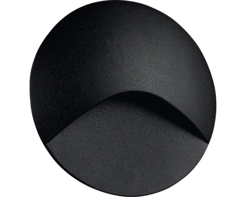 LED nástěnné schodišťové osvětlení Kanlux EXIN LED O B-NW 39133 IP65 2,5 W 50 lm 4000 K černé