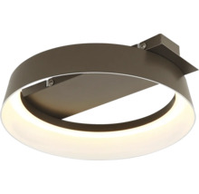 Moderní kruhové LED stropní svítidlo z kovu s teplým bílým světlem