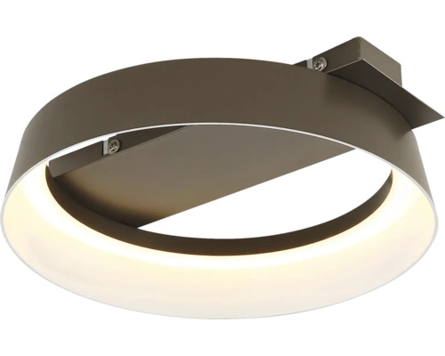 Moderní kruhové LED stropní svítidlo z kovu s teplým bílým světlem