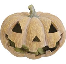 Dýně na svíčku halloween se strukturovaným povrchem 50 x 50 x 33 cm magnesium