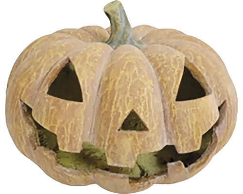 Dýně na svíčku halloween se strukturovaným povrchem 50 x 50 x 33 cm magnesium