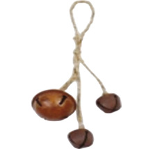 Rolničky rezavé závěs 3 ks 23 cm