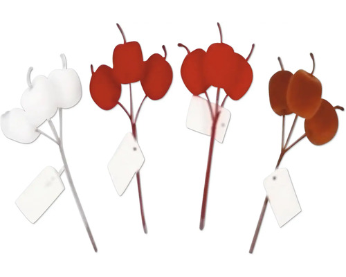 Set 3 ks jablek semiš 17 cm