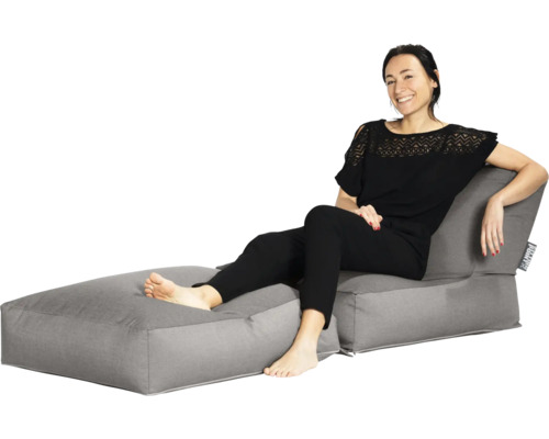 Venkovní sedací křeslo Sitting Point Twist šedé 70 x 80 cm