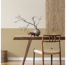 Samolepicí obklad na zeď Wood béžový 120 x 280 cm v roli
