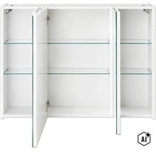 Zrcadlová skříňka bez osvětlení Möbelpartner Basic 100 x 16 x 70 cm bílá vysoce lesklá (Image AI modified or generated)