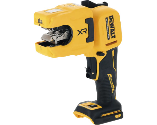 Akumulátorová řezačka závitových tyčí DeWalt s 18 Voltovým bezuhlíkovým motorem z řady XR.