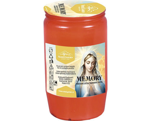 Hrbitovni svicka Memory od Nohel Garden s motivem Panny Marie