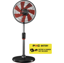 Akumulátorový stojanový ventilátor Einhell s nastavitelnou teleskopickou tyčí. Akumulátor a nabíječka nejsou součástí balení.