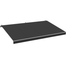 Vysunutá kloubová markýza s pevnou látkou pro montáž na stěnu.
