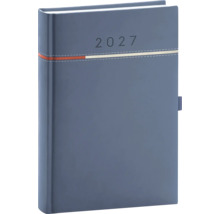 Diář pro rok 2027 s pevnou vazbou.