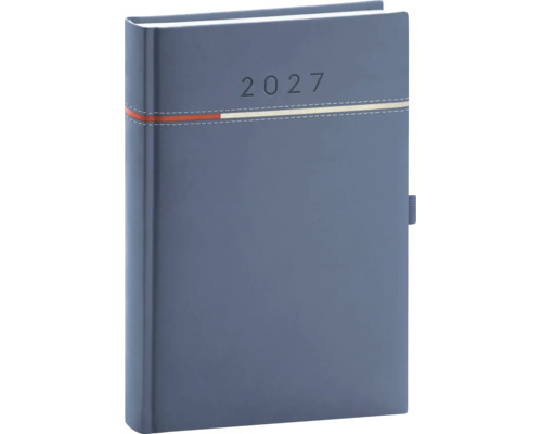 Diář pro rok 2027 s pevnou vazbou.