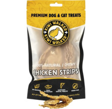 Pamlsek pro psy a kočky Kiwi Walker Chicken Strips, přírodní kuřecí proužky bez přísad, bez obilovin a bohaté na bílkoviny.