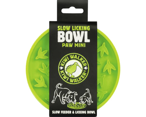 Miska Kiwi Walker Slow Licking Bowl Paw Mini pro psy v kulatém tvaru