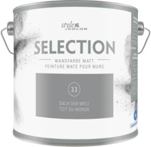 Plechovka matné nástěnné barvy StyleColor Selection v odstínu Dach der Welt označená 33.